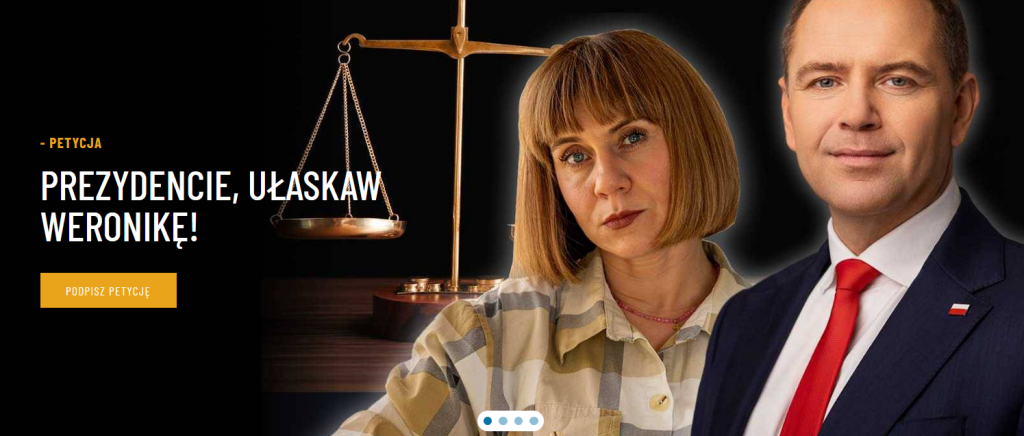 Podpisz petycję o&nbsp;ułaskawienie Pani Weroniki